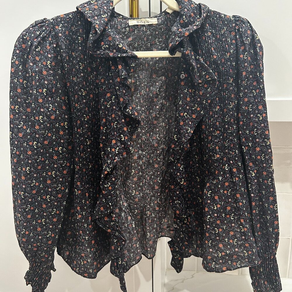 Doen Hardy top floral size XS
